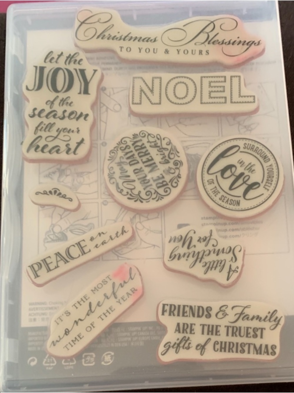 Stampin' Up! Wrapped in Christmas Cling Stamp Set ❄️ - Picture 3 of 3